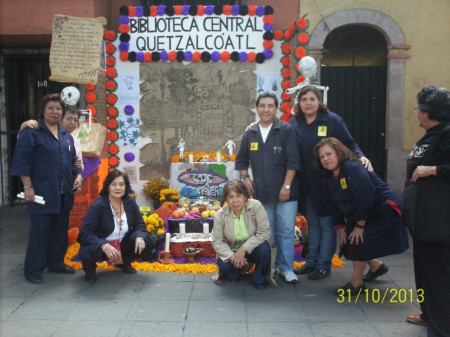 Parte del personal bibliotecario