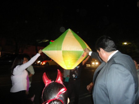 Comienza EL recorrido el Sr. Delegado