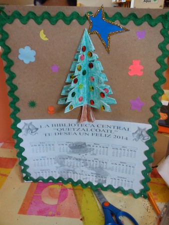 Taller de navidad. Calendario 2014